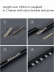 CHR55 White Silver Black Aluminum alloy Curtain Rod Set With Rollers For living room