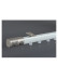 CHR55 White Silver Black Aluminum alloy Curtain Rod Set With Rollers For living room(Color: Ivory)