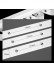 Thick Wave Fold Curtain Tracks Ceiling/Wall Mount For Bay Windows Warrego