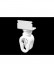White Thin S-Fold Curtain Rails Made to Measurement Tracks Warrego