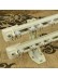 CHR6522 Aluminum Alloy Double Curtain Track Set (Color: Ivory)