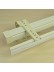 CHR6825 Gibbo Custom Double Curtain Track Set with Valance Track Ceiling & Wall Mount