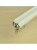 CHR7420 Ceiling & Wall Mount Custom Single Curtain Track