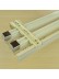 CHR7524 Triple Curtain Track Set with Valance Track Wall Mount (Color: Ivory)