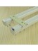 CHR7722 Ceiling Mounted or Wall Mounted Double Curtain Tracks and Rails Ceiling Mount