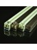 CHR7922 Ivory Ceiling Mounted or Wall Mounted Double Curtain Tracks and Rails Cross Section