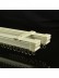 CHR7922 Ivory Ceiling Mounted or Wall Mounted Double Curtain Tracks and Rails
