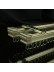 CHR7922 Ivory Ceiling Mounted or Wall Mounted Double Curtain Tracks and Rails (Color: Rose Gold)