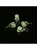 CHR8125 Ivory Double Curtain Tracks with Valance Track Wall Mount Curtain Rails Metal Rollers