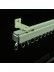 CHR8120 Ivory Single Curtain Tracks Ceiling Mount or Wall Mount Curtain Rails Wall Mount