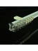 CHR8220 Ivory Bendable Single Curtain Tracks Ceiling/Wall Mount For Bay Window Ceiling Mount (Color: Ivory)