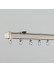CHR88 Super Thick Big Ivory Black Champagne Curtain Tracks Ceiling/Wall Mount For High Window(Color: Champagne)