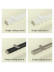 White Black Silent Gliss Heavy Duty Curtain Tracks With Gliders