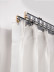 CHRY1124 Bendable Curtain Track And Valance Rail For Bay Window