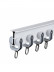 CHRY22 White Bendable Curtain Tracks S Fold For Corner Windows