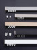 CHRY23 White Black Gold Anti-light Leakage Curtain Rail S Fold Tracks