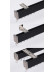 CHRY23 White Black Gold Anti-light Leakage Curtain Rail S Fold Tracks(Color: Black)