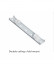 CHRY23 White Black Gold Anti-light Leakage Curtain Rail S Fold Tracks