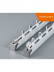 CHRY24 White Button S Fold/Wave Fold Curtain Tracks For Living Room