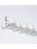 CHRY24 White Button S Fold/Wave Fold Curtain Tracks For Living Room