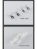 CHRY36 White/Black Concealed Aluminium Ceiling Double Curtain Tracks