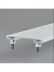 CHRY36 White/Black Concealed Aluminium Ceiling Double Curtain Tracks