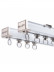 CHRY54 Big White Curtain Tracks Metal Bearing Roller Ceiling/Wall Mount