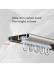 CHRY55 White/Champagne Very Thin Curtain Rails Concealed Ceiling Mounted