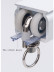 CHRY54 Big White Curtain Tracks Metal Bearing Roller Ceiling/Wall Mount