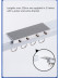 CHRY54 Big White Curtain Rails Metal Bearing Roller Ceiling/Wall Mount