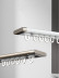 CHRY55 White/Champagne Very Thin Curtain Rails Concealed Ceiling Mounted
