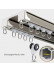 CHR36 Ceiling Mounted  Super Thick Aluminum Alloy Double Curtain Tracks (Color: Champagne)