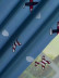 QY24H06BD Fashion Children Printing Cute Plane Patterns Pink and Blue Grommet Ready Made Curtains
