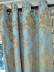 Angel Jacquard European Style Floral Grommet Chenille Curtain Fabric Details