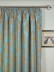 Angel Jacquard European Style Floral Custom Made Curtains (Heading: Pencil Pleat)