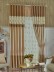Eclipse Embroidered Elegant Stitching Style Fabric Sample (Color: Camel)