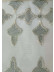 QY7121SK Elbert Clovers Embroidered Custom Made Sheer Curtains(Color: Grey)