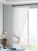 QY7121SM Elbert Ripple Embroidered Custom Made Sheer Curtains
