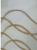 QY7121SMC Elbert Ripple Embroidered Double Pinch Pleat Ready Made Sheer Curtains(Color: Brown)