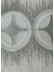 QY7121SN Elbert Embroidered Custom Made Sheer Curtains(Color: White grey)