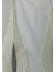 QY7121SO Elbert Leaves Embroidered Custom Made Sheer Curtains(Color: White grey)