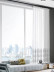 QY7121SS Elbert Embroidered Custom Made Sheer Curtains