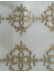QY7121SX Elbert Flowers Embroidered Custom Made Sheer Curtains(Color: Brown)