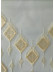 QY7121SYC Elbert Embroidered Double Pinch Pleat Ready Made Sheer Curtains(Color: Beige)
