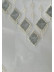 QY7121SYC Elbert Embroidered Double Pinch Pleat Ready Made Sheer Curtains(Color:Grey)