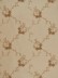 Elbert Damask Floral Embroidered Sheer Fabric Sample Camel Color