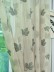 Elbert Maple Leaves Pattern Embroidered Rod Pocket White Sheer Curtains Panels Fabric Details