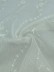Elbert Daisy Chain Embroidered Sheer Fabric Sample (Color: Ivory)