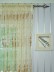 Elbert Vine Leaves Pattern Embroidered Rod Pocket White Sheer Curtain Panels Heading Style