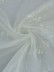 Elbert Vine Floral Pattern Embroidered Grommet White Sheer Curtain Panels Online (Color: Ivory)